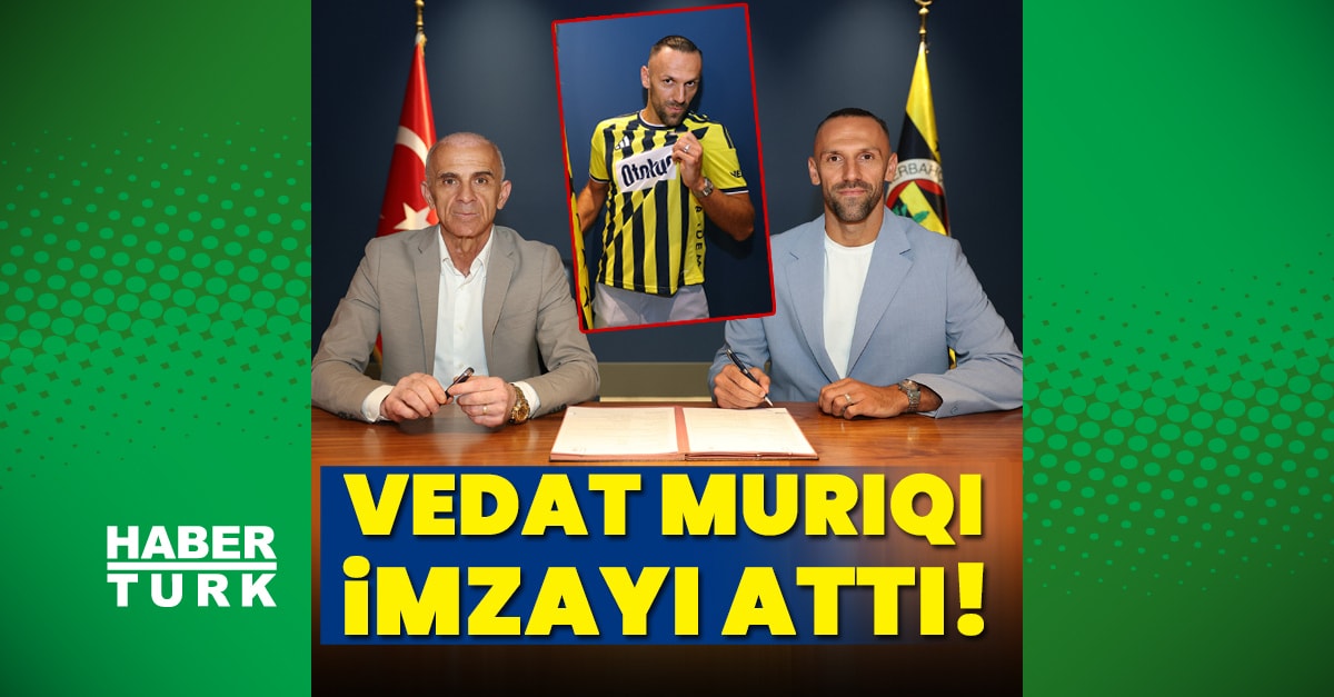Fenerbahçe, Vedat Muriqi Transferini 3 Yıllık Sözleşmeyle Resmen Duyurdu