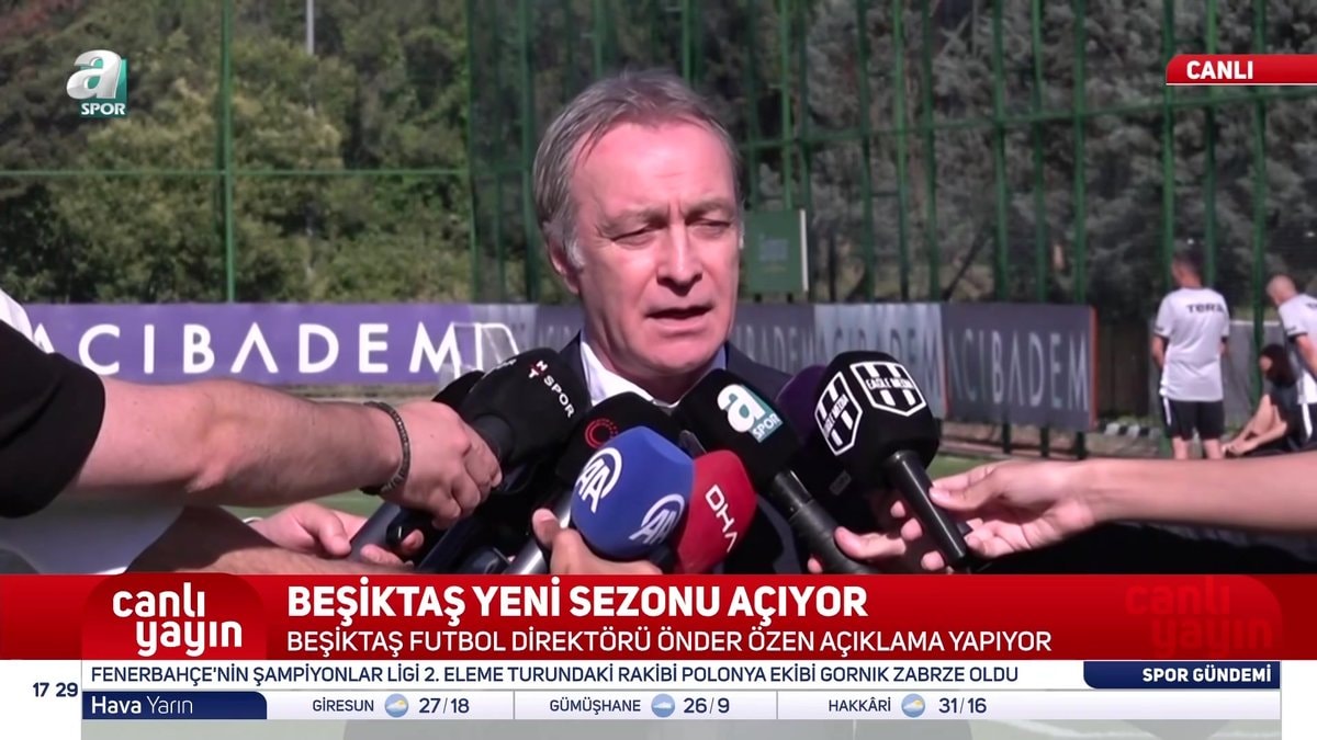 Beşiktaş'ta Önder Özen'den Transfer Gündemine Dair Açıklamalar