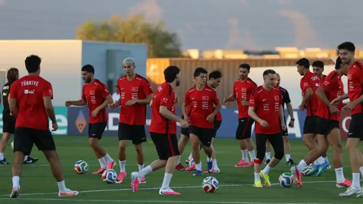 A Milliler Avustralya maçı hazırlıklarını sürdürüyor