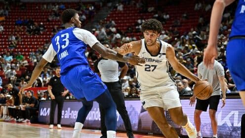 NBA Yaz Ligi: Dallas Mavericks'ten Grizzlies'e Çift Haneli Tarife! Boozer 21, Delaire 16.