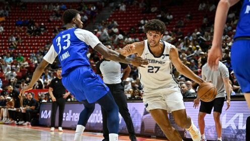 NBA Yaz Ligi: Dallas Mavericks'ten Grizzlies'e Çift Haneli Tarife! Boozer 21, Delaire 16.