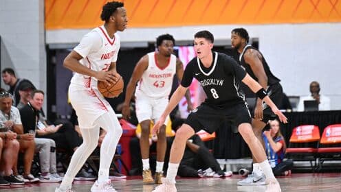 Yaz Ligi'nde Rockets'tan Nets'e Fark Dersi! Thornton (23), Newton (20+6) ve Jemison (21) Yıldızlaştı.