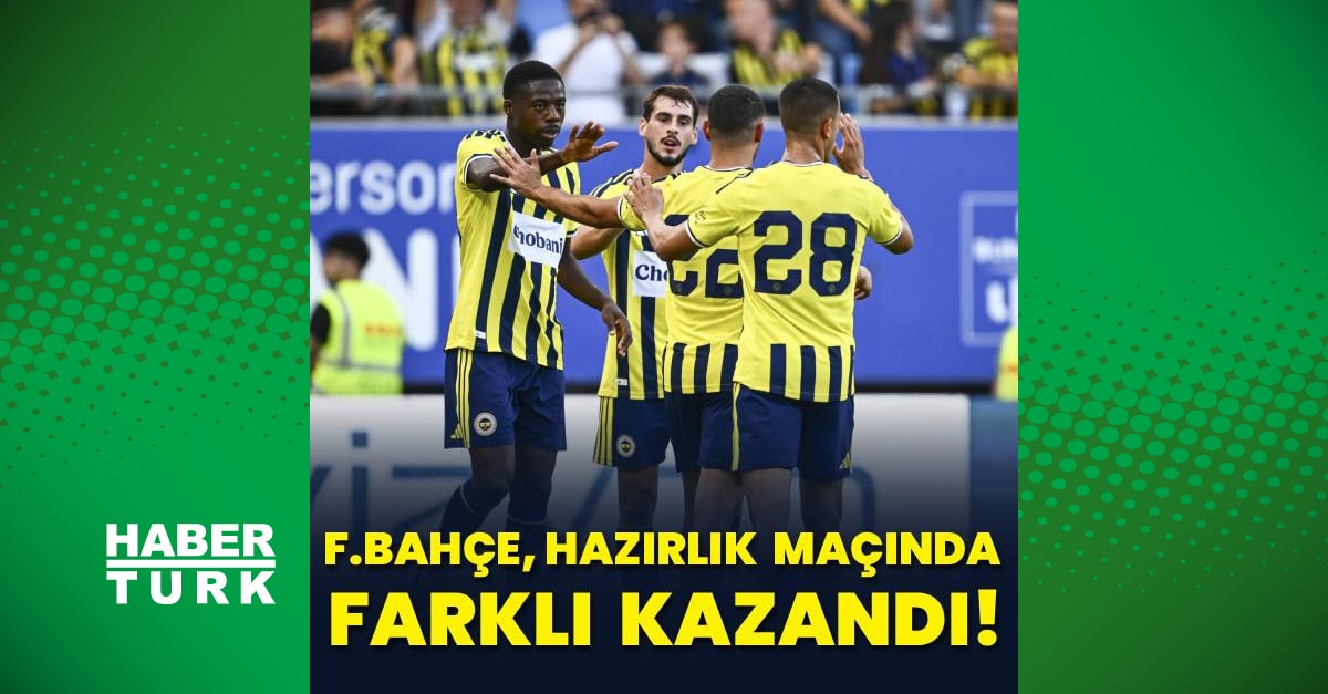 Fenerbahçe, Pogon Szczecin Galibiyetiyle Yeni Sezona Göz Kırptı