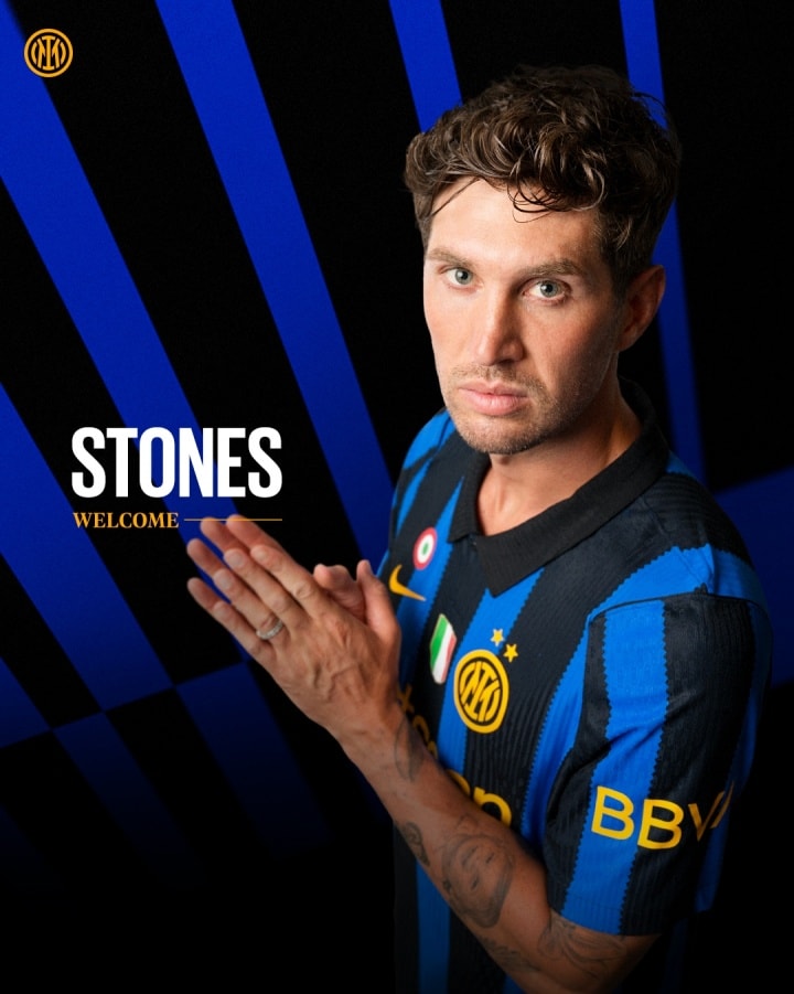 Inter, 32 yaşındaki eski Manchester City'li stoper John Stones'u 2028'e kadar bedelsiz kadrosuna kattı!