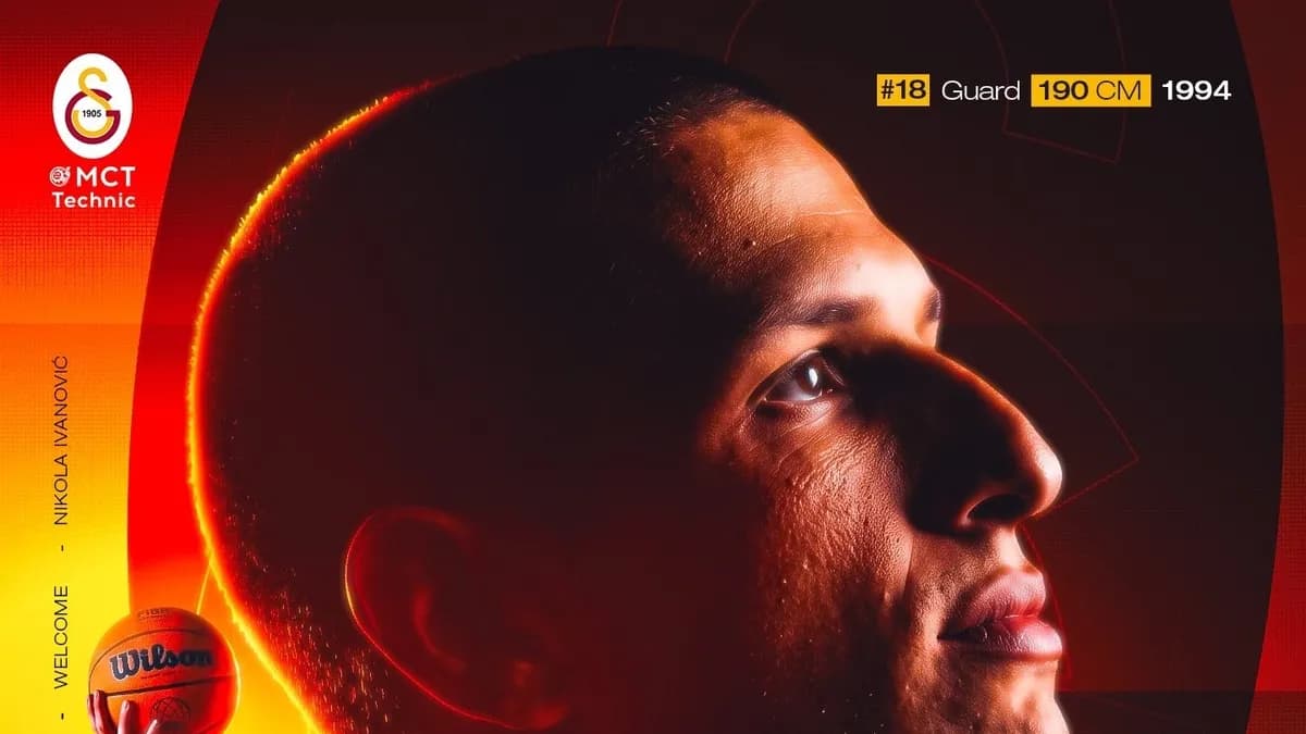 Galatasaray MCT Technic, Karadağlı Oyun Kurucu Nikola Ivanovic'i Kadrosuna Kattı