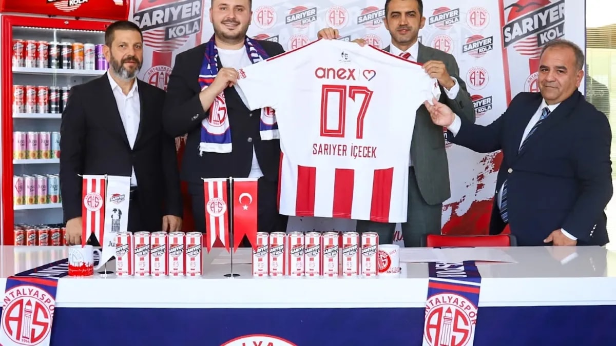 Antalyaspor'dan Önemli Anlaşma: Sarıyer Kola Resmî İçecek Sponsoru Oldu