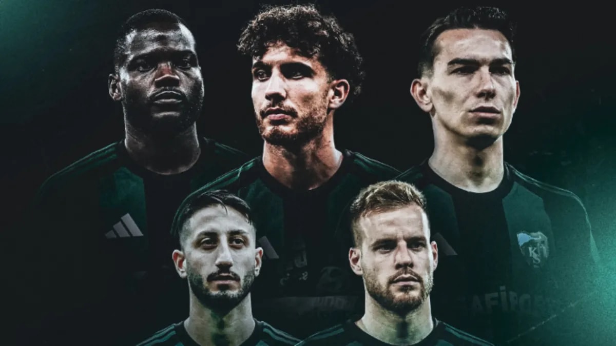 Kocaelispor'dan 5 Futbolcuya Veda: Kiralıklar Geri Döndü, Bir Sözleşme Sona Erdi