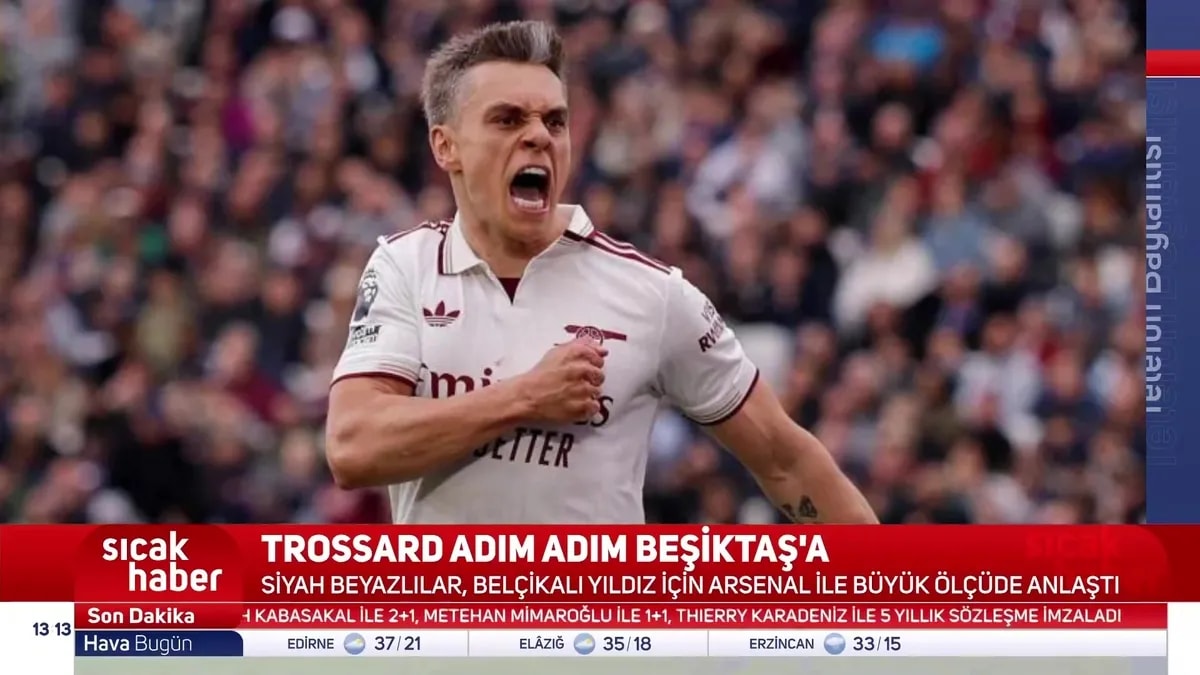 Beşiktaş, Leandro Trossard Transferinde Arsenal ile Büyük Oranda Anlaştı