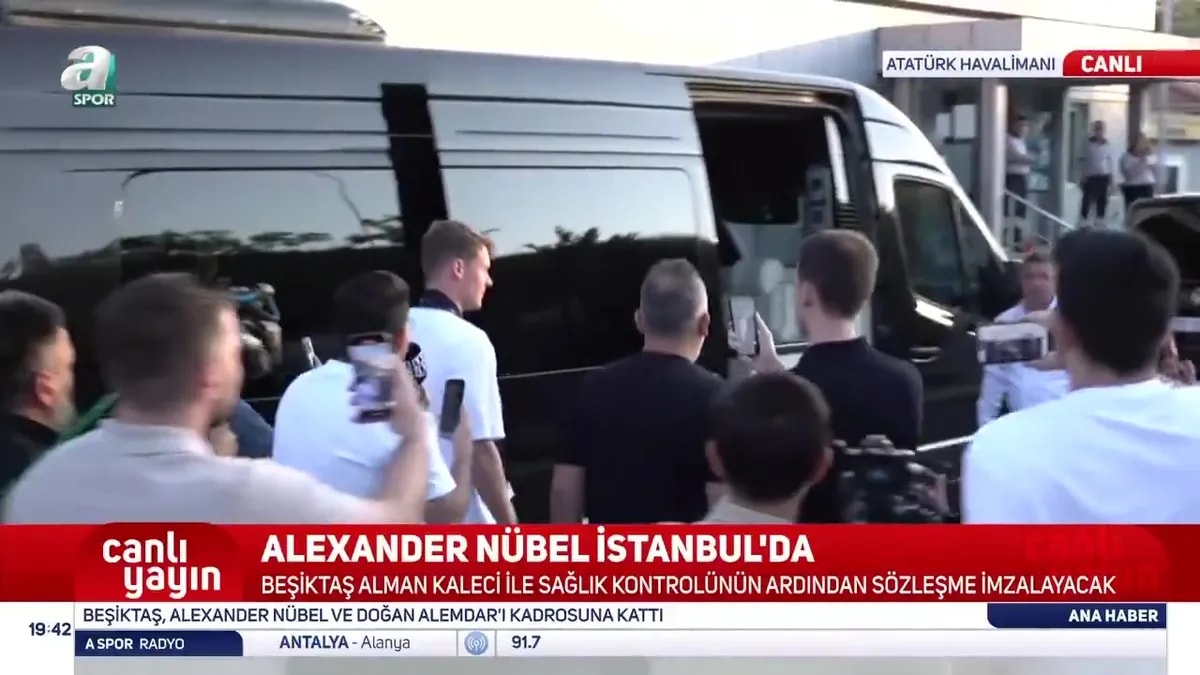 Beşiktaş'ın Yeni Kalecisi Alexander Nübel İstanbul'da! Transfer Resmileşiyor