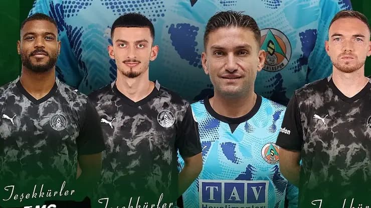 Alanyaspor'da 4 ayrılık depremi