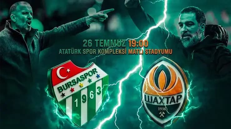Bursaspor Arda Turan'lı Shakhtar sınavında