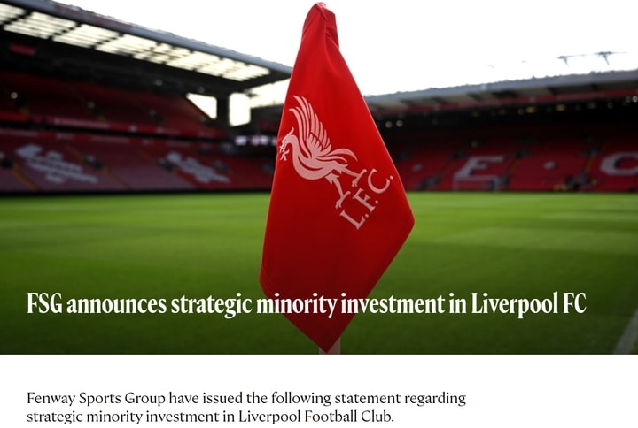 Dev Anlaşma! Fenway, Liverpool'un yüzde 33'ünü Bezos konsorsiyumuna 1.65 milyar sterline sattı.