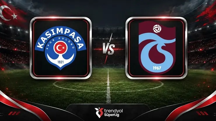 Kasımpaşa - Trabzonspor CANLI ANLATIM: Fırtına sezona iddialı girdi