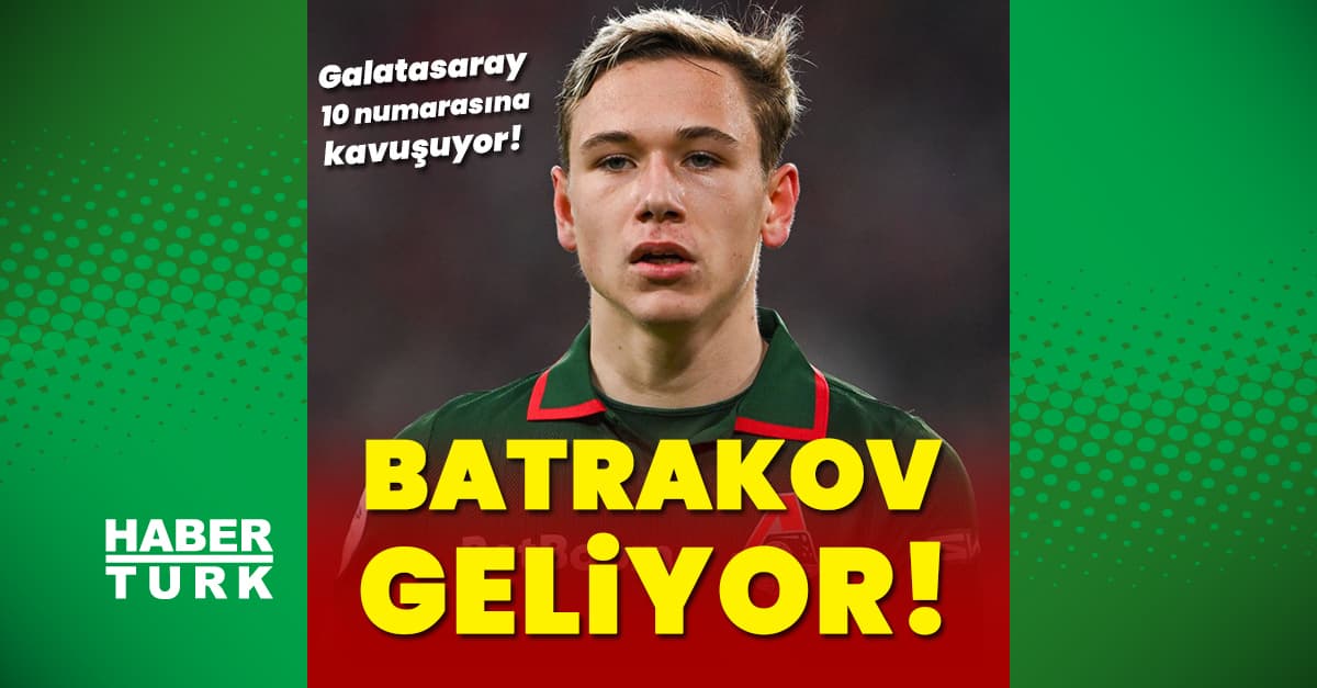 Galatasaray'da 10 Numara Hamlesi: Aleksey Batrakov İstanbul'a Geliyor