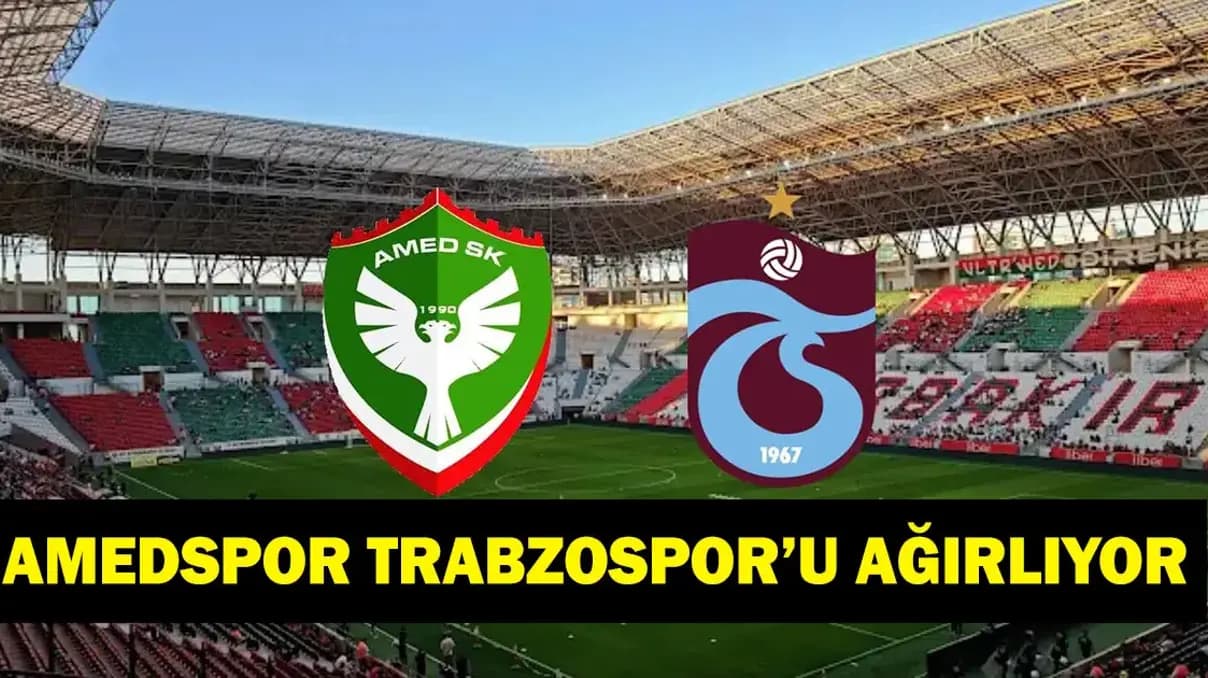 Amedspor Trabzonspor maçı ne zaman, saat kaçta, hangi kanalda?