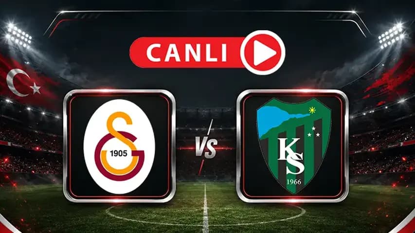 Galatasaray - Kocaelispor CANLI ANLATIM: Aslan 3 puan için sahada
