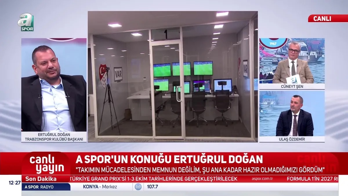 Trabzonspor Başkanı Doğan'dan Hakemlere Sert Tepki: 'Deneme Yapıyorlar'