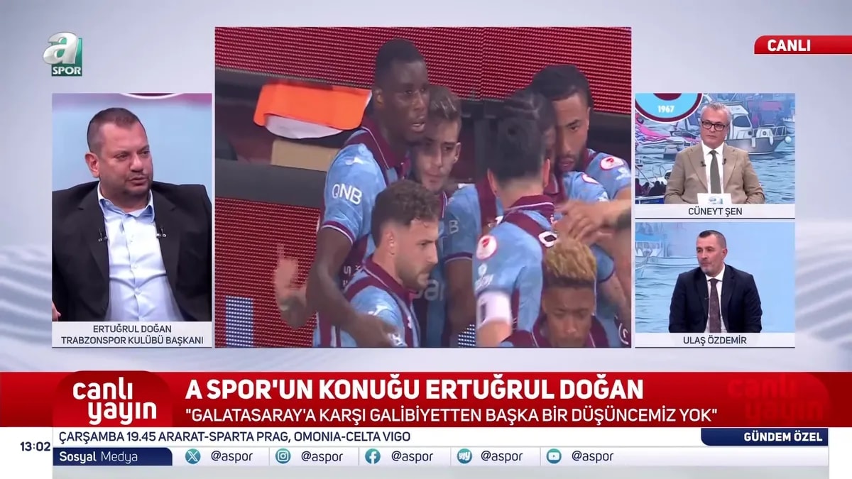 Trabzonspor Başkanı Doğan'dan Galatasaray'a 'Yanlış Yaptılar' Çıkışı