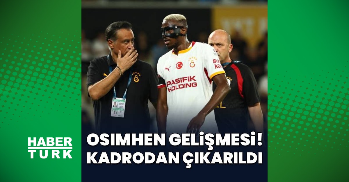 Galatasaray'ın Golcüsü Victor Osimhen Nijerya Milli Takım Kampından Çekildi