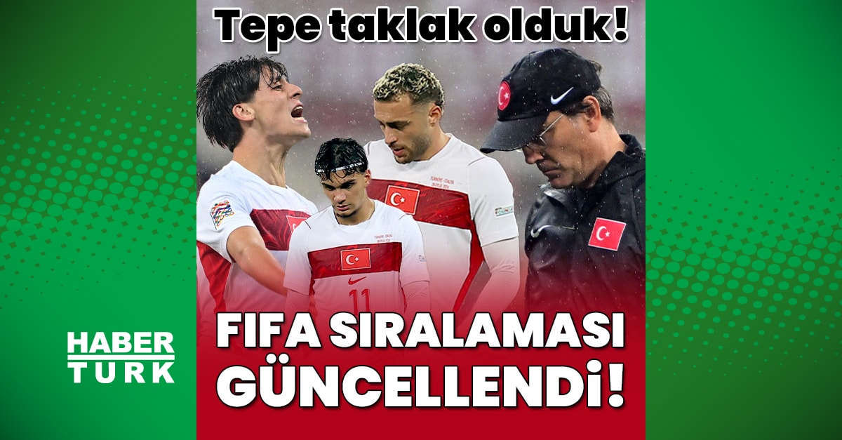 A Milli Takım FIFA Sıralamasında Büyük Düşüş Yaşadı: Uluslar Ligi Mağlubiyetleri Etkili Oldu