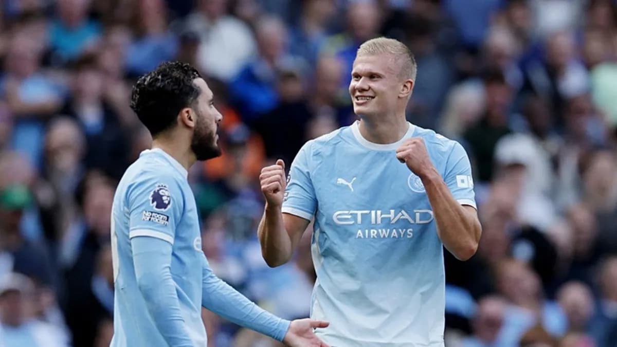 Erling Haaland'lı Manchester City, Derbi Öncesi Premier Lig'de Galibiyet Serisini Üçe Çıkardı