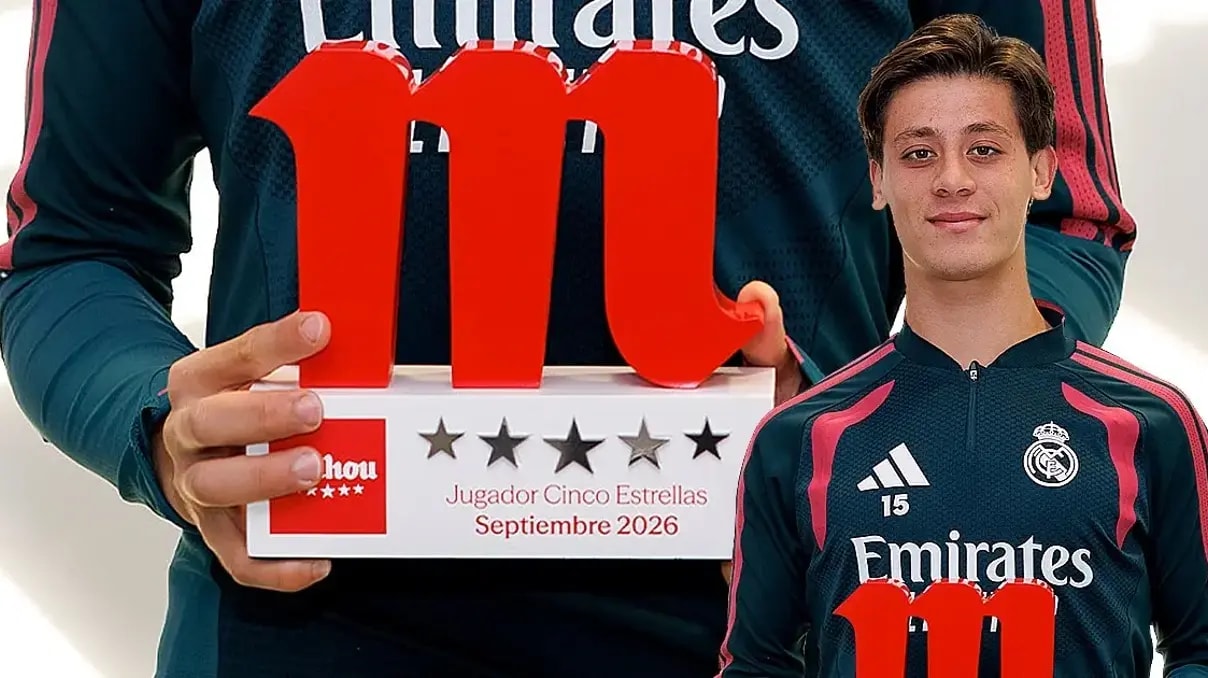 Arda Güler beklenen ödülü kazandı
