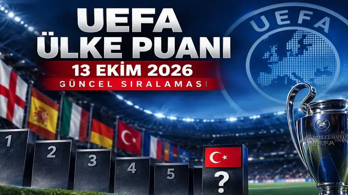13 Ekim 2026 UEFA Ülke Puanı: Türkiye kaç puan topladı? Galatasaray - Barcelona maçı çok kritik!