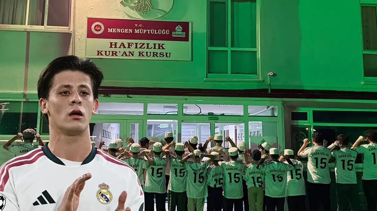Arda Güler'den hafızlık öğrencilerine anlamlı forma hediyesi