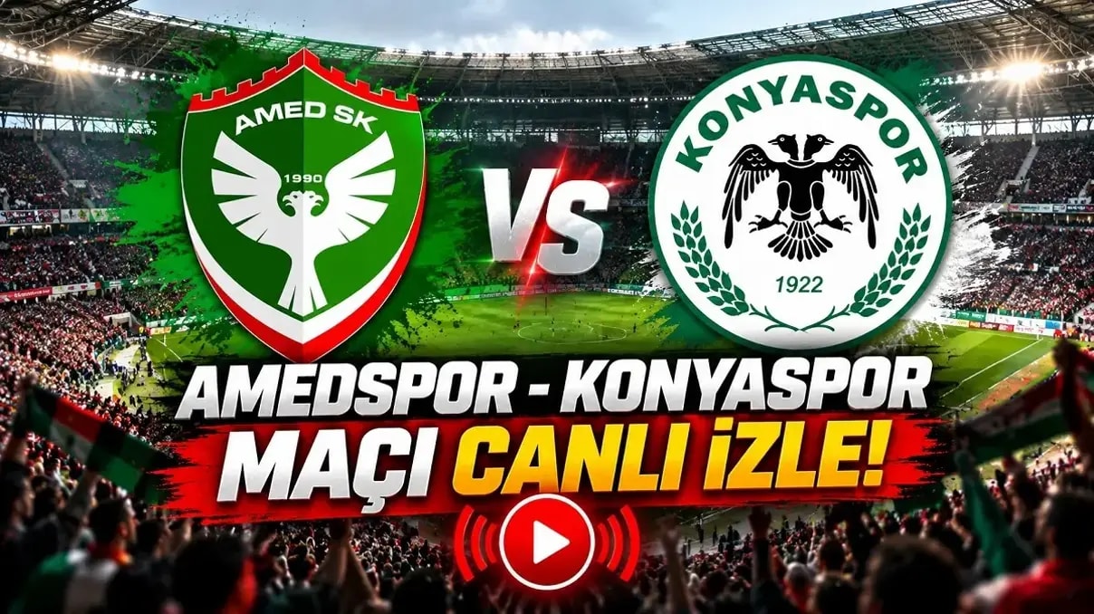 Amedspor Konyaspor maçı canlı izle Hangi kanalda, şifresiz mi?