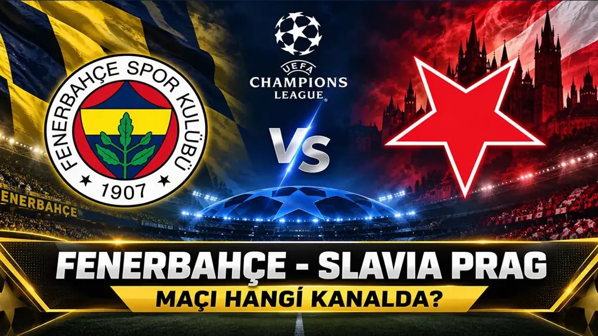 Fenerbahçe Slavia Prag maçı CANLI yayın saat kaçta, hangi kanalda?