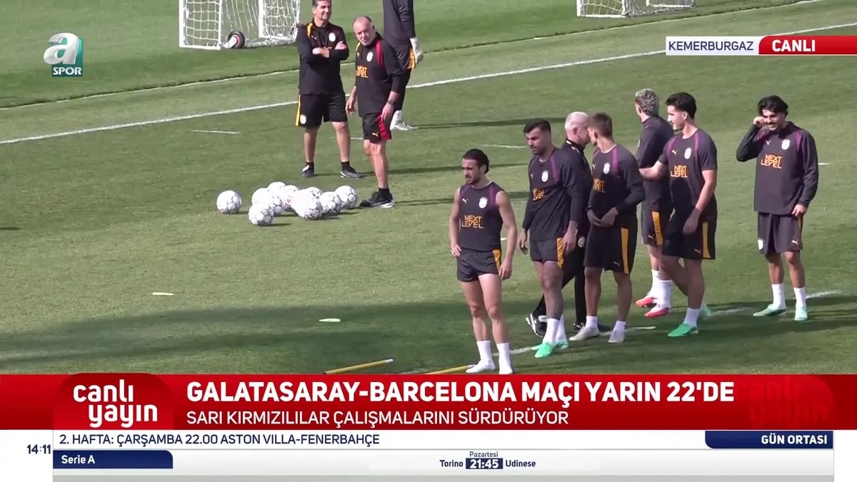Galatasaray-Barcelona Şampiyonlar Ligi Maçı Öncesi Son Antrenman ve Bilet Detayları