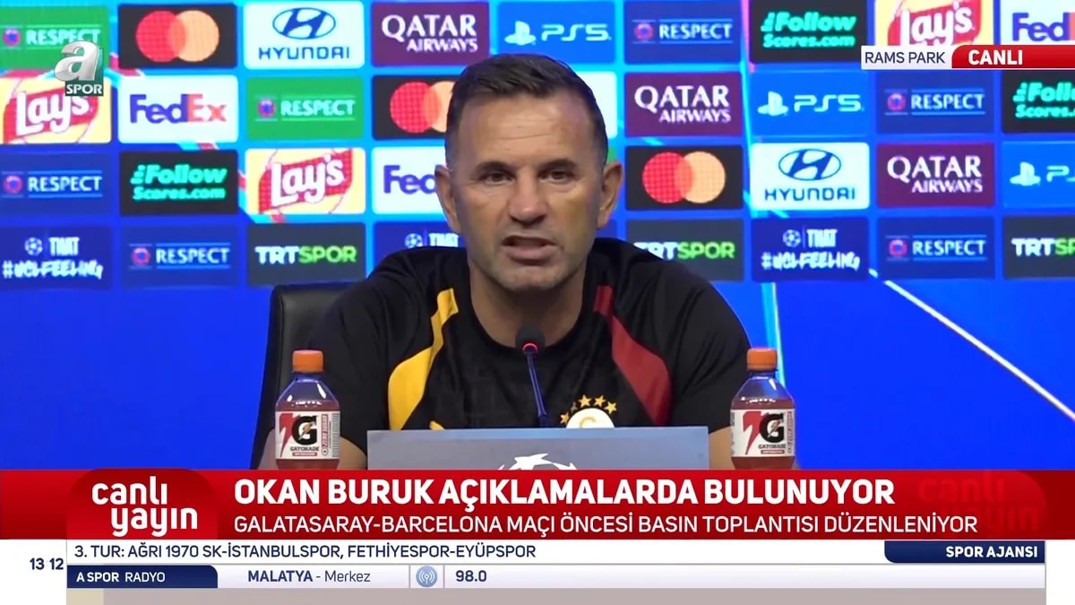 Okan Buruk'tan Barcelona Maçı Öncesi Şampiyonlar Ligi Değerlendirmesi