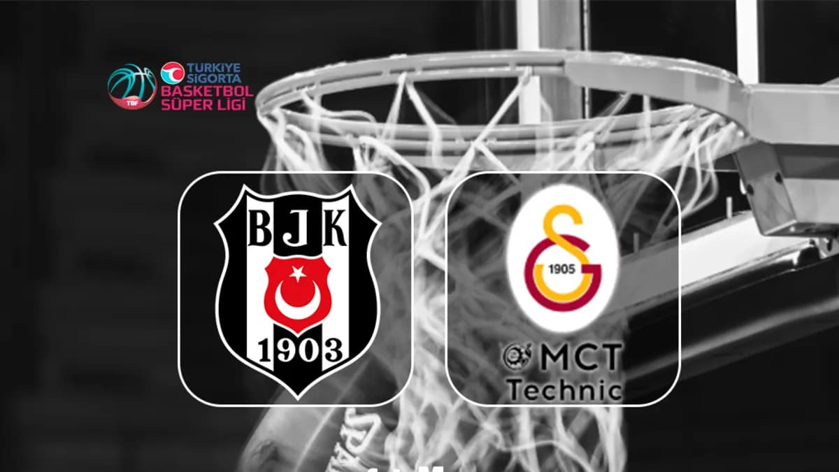 Beşiktaş-Galatasaray Derbisi Pazar Akşamı Turkcell Basketbol Gelişim Merkezi'nde